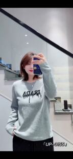 宜语析UP3155大码T恤衫女胖mm长袖打底小衫200斤女装新款上衣春装