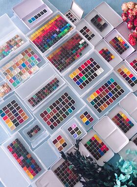 DS丹尼尔史密斯矿物色分层特殊色水彩颜料固体珠光圣诞色新色分装