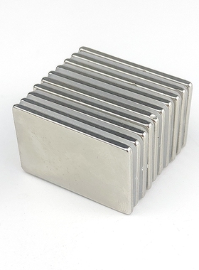 钕铁硼长方形强磁铁薄片30X20X2MM稀土永磁王强磁铁F30*20*2MM