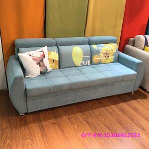 新款沙发床小户型多功能客厅三人沙发新款布艺可折叠沙发床两用沙