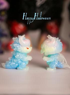 【万圣节】夜光 舞会 原创设计软胶玩具 MIOSLA 蝠王 小怪兽