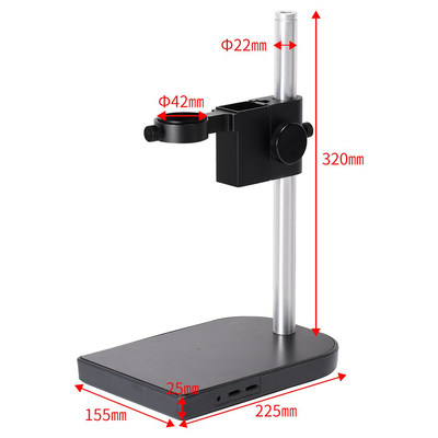 工业相机小支架小型显微镜升降调焦架调节架台式手机维修工作台