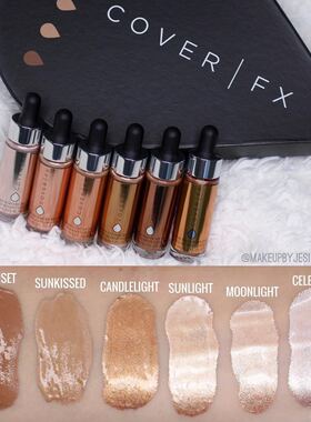 现货美国COVER FX多功能滴管液体高光提亮修容阴影美妆博主推荐