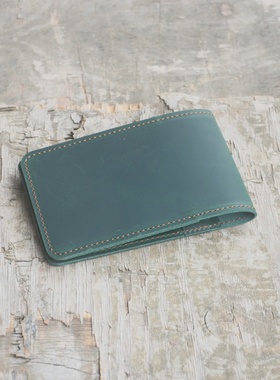 field notes记事本保护套纯手工疯马皮外置笔复古皮套