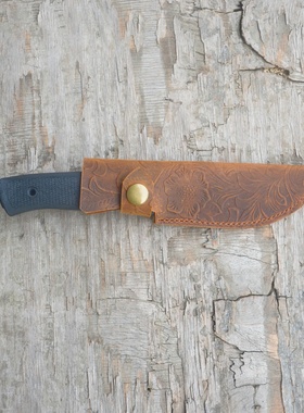 手工适用于BUCK巴克103 战术刀鞘刀套真皮复古牛皮疯马皮户外103