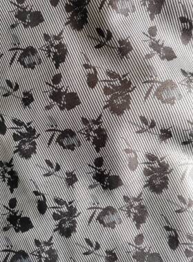 高订灰色轻奢风珠光花卉头层牛皮厚1.2mm口金晚宴包手工DIY真皮料