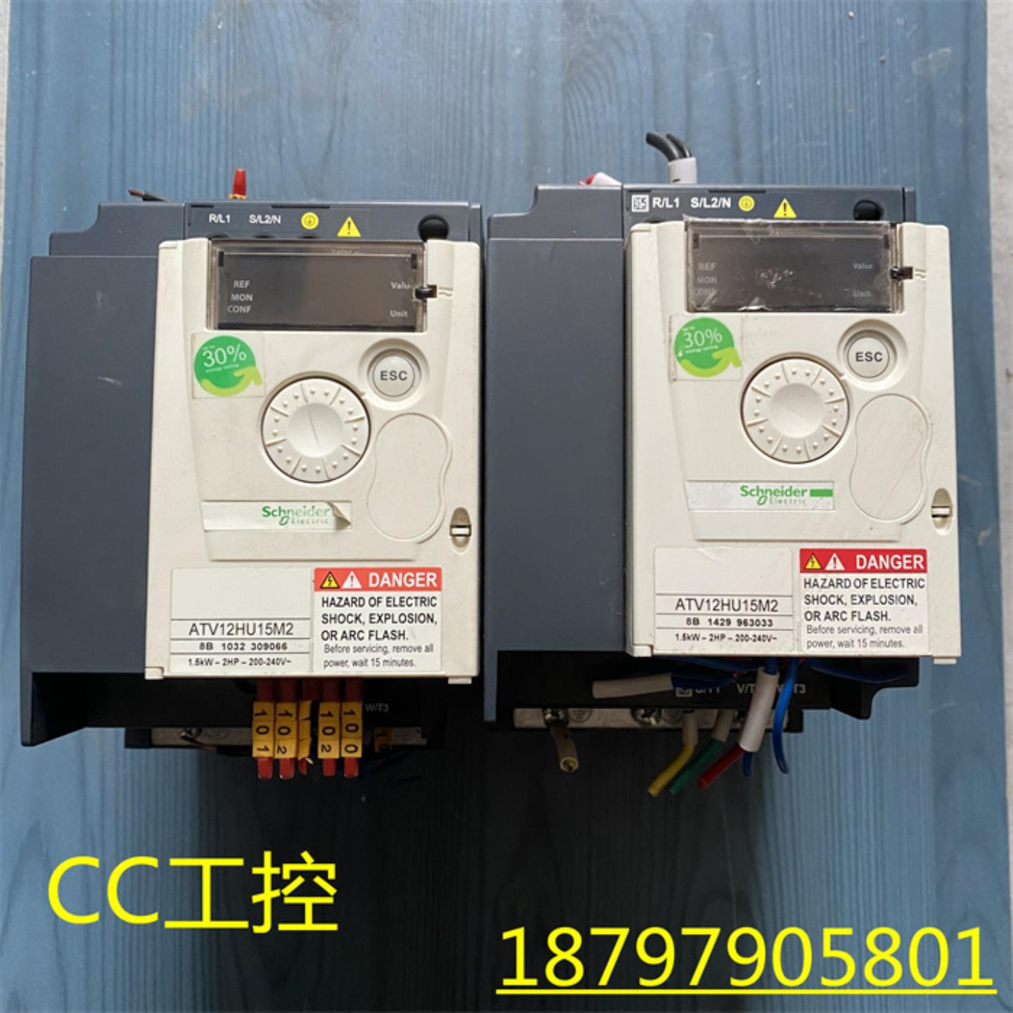 拆机 施耐德变频器ATV12HU15M2 15KW 220V 9成新 现货 测试包好
