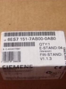 6ES7 151-7AB00-0AB0 ET 200S IM 151 带CPU 6ES7151-7AB00-0AB0