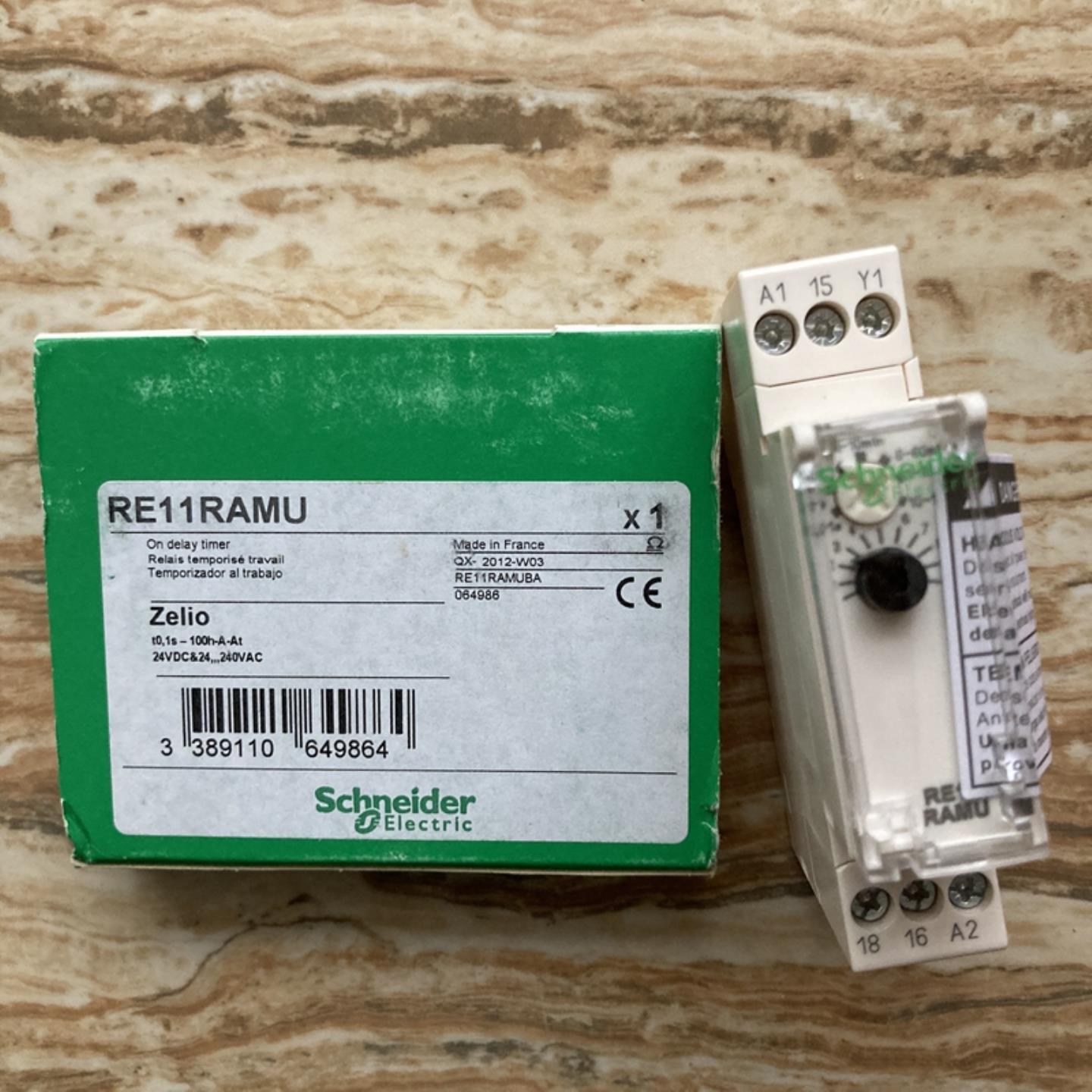 原装进口 施耐德时间继电器 RE11RAMU 01s-100h 现货议价