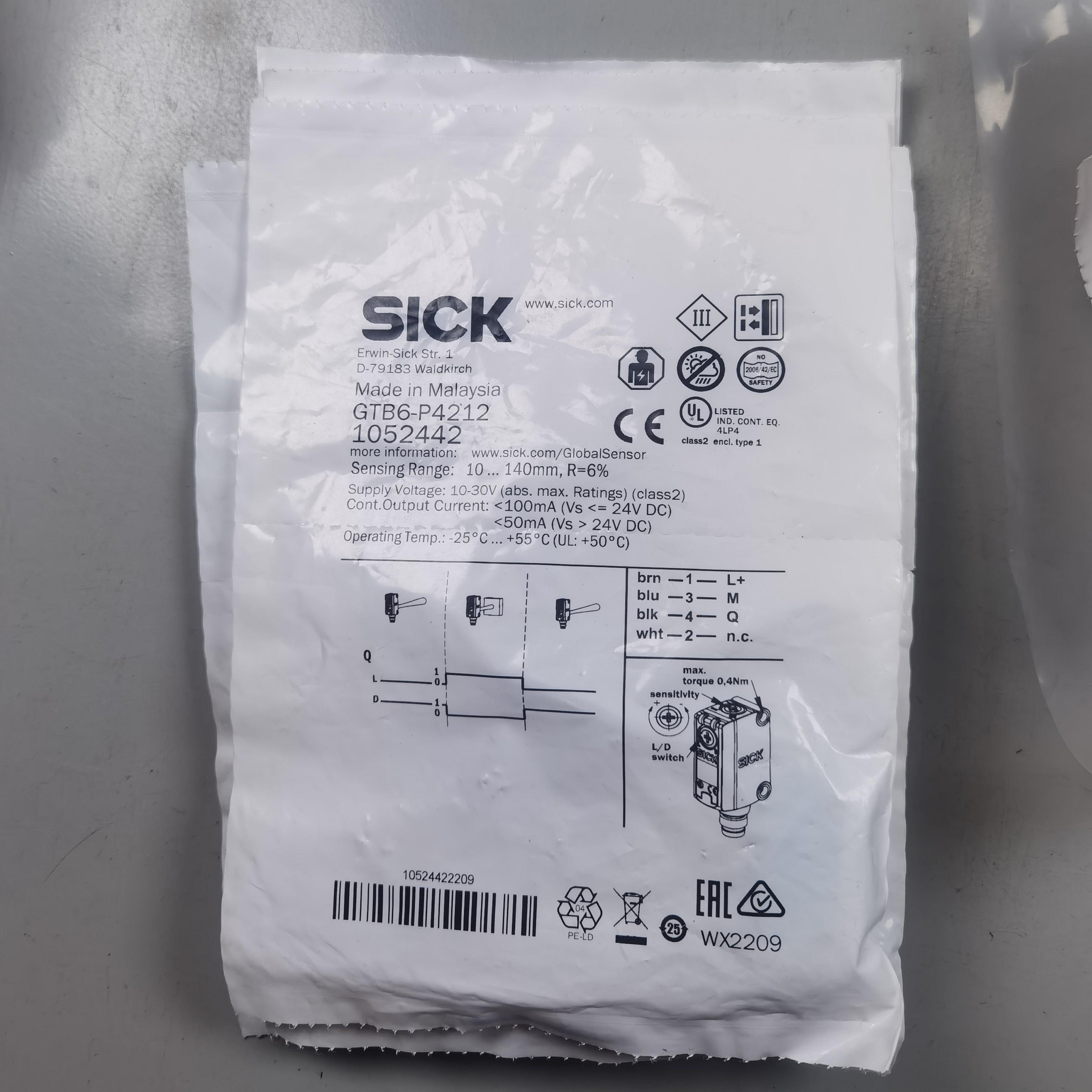 Sick GTB6-P4212  1052442   光电开关 全新原装现货实价