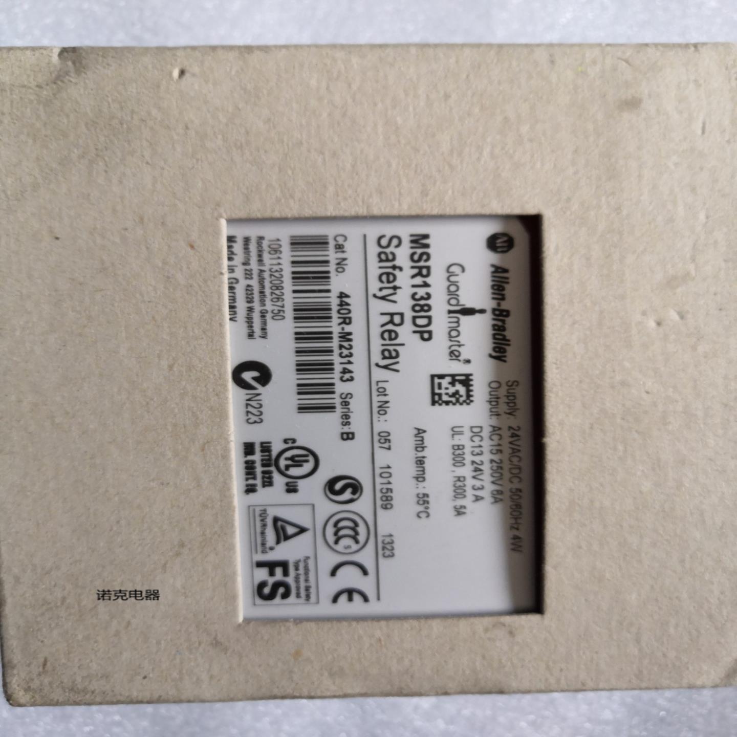 全新原装正品罗克韦尔原装AB继电器MSR138DP 440R-M23143询价
