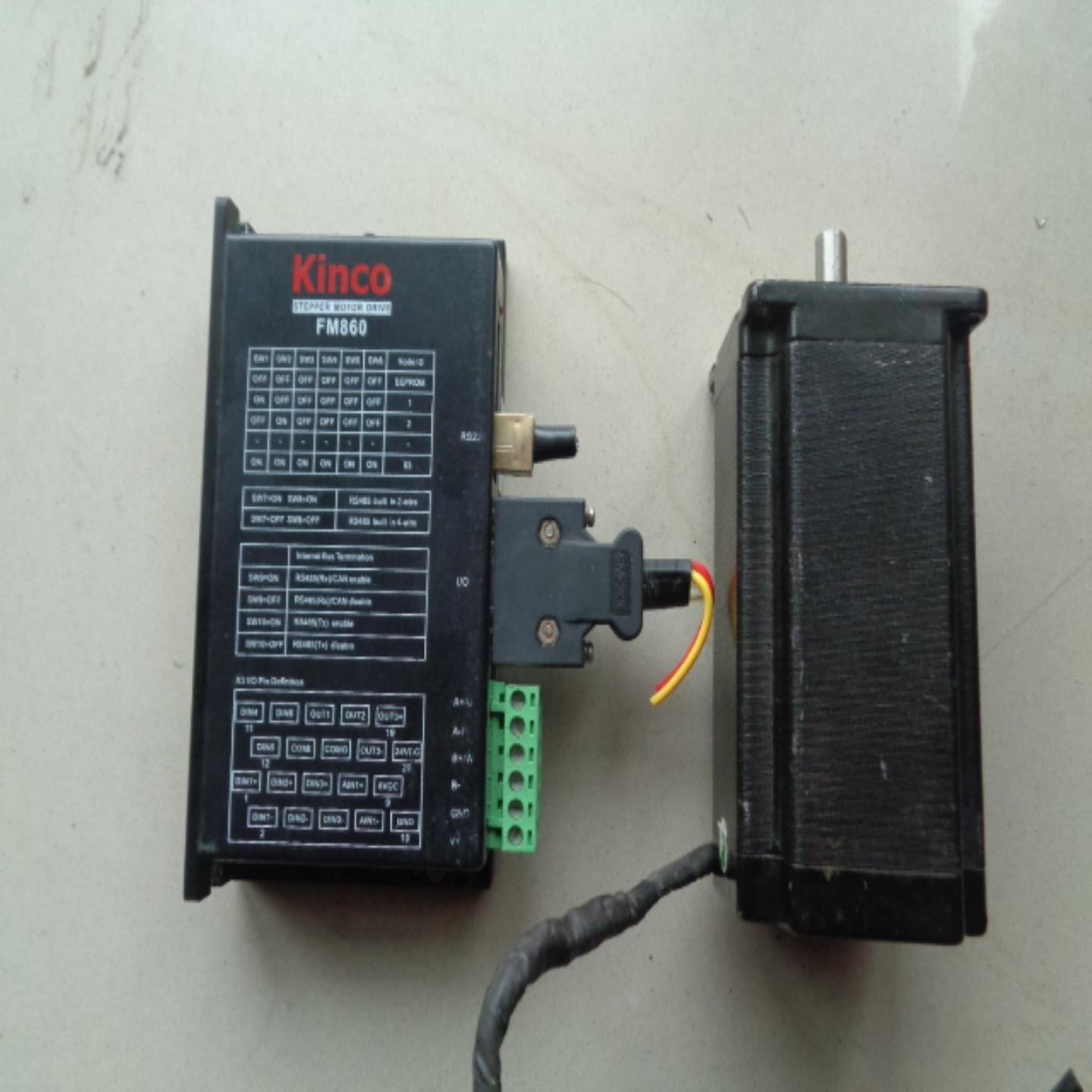 拆机 Kinco 步科 步进驱动器-FM860 电机2S56Q-030B5  实物图片