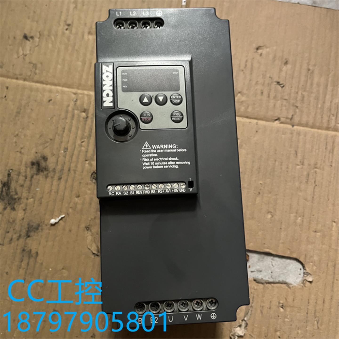 二手拆机拆机众辰变频器NZ100-7R5G11P-4 75KW 11KW 380V