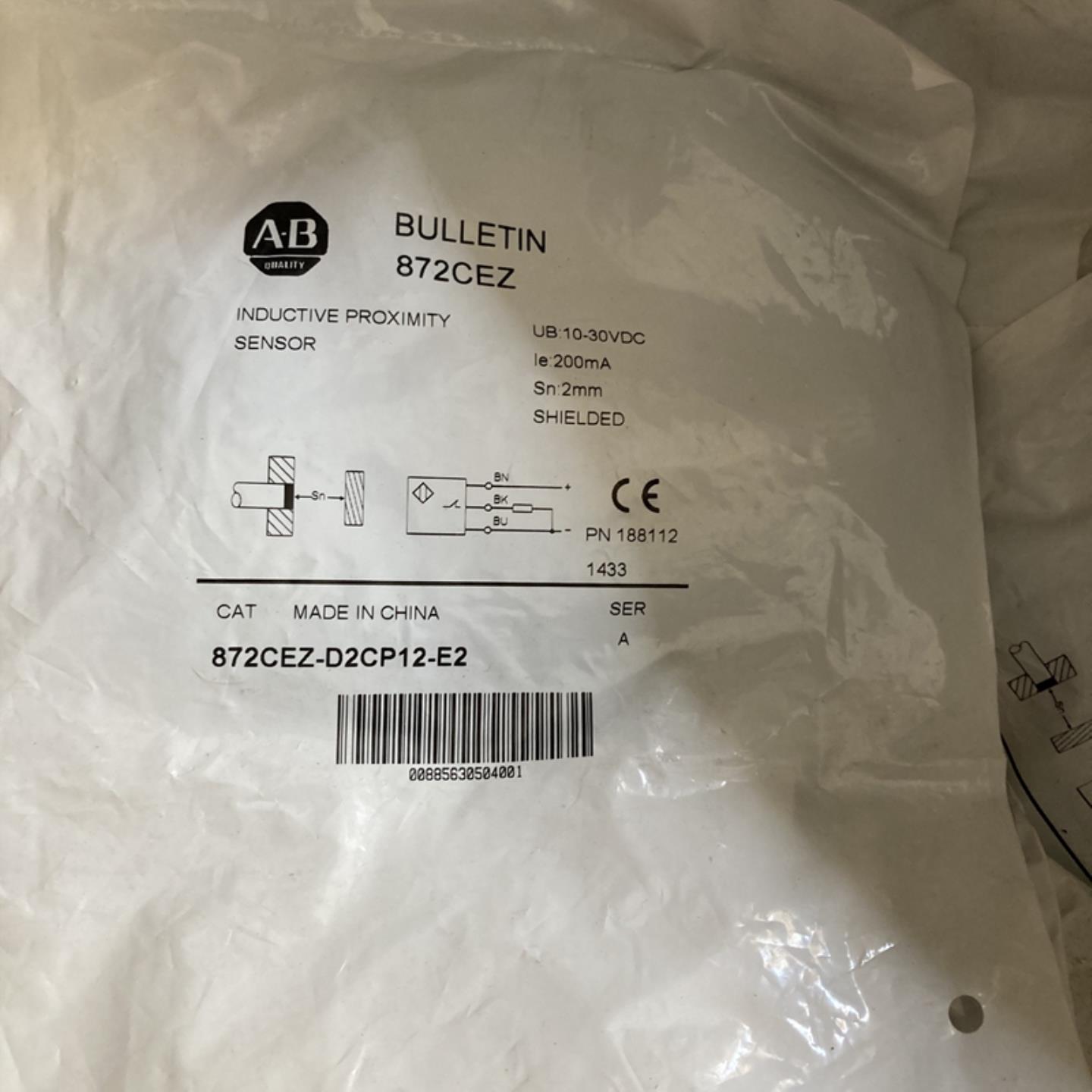 原装 美国AB罗克伟尔872CEZ接近开关 872CEZ-D2CP12-E2 现货 询价