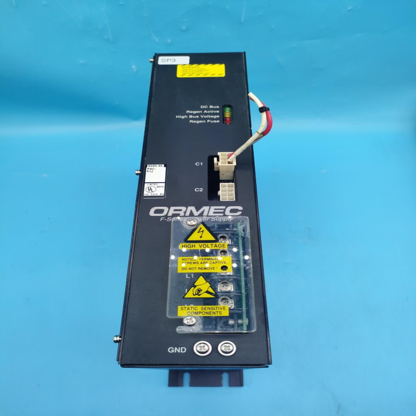 ORMEC PAC-F12 F系列伺服电源供应器一手拆机资源 成色漂亮