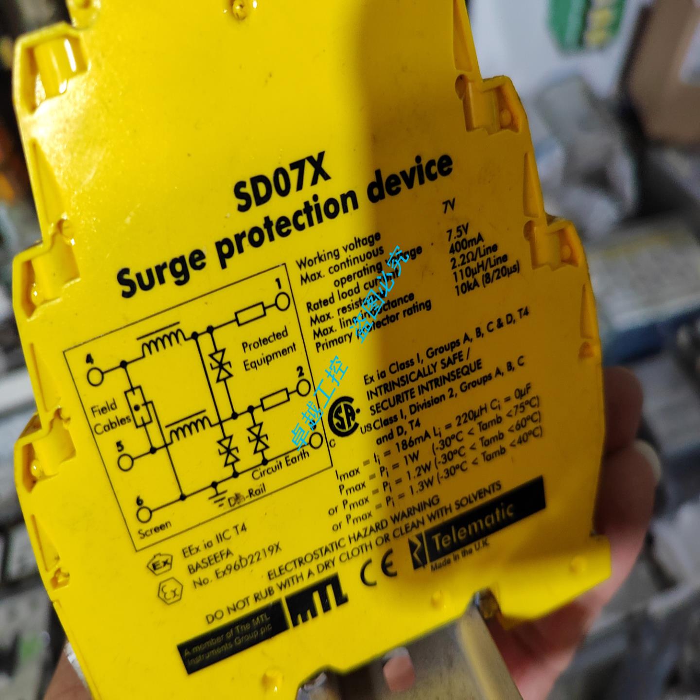 MTL浪涌保护器器SD07X