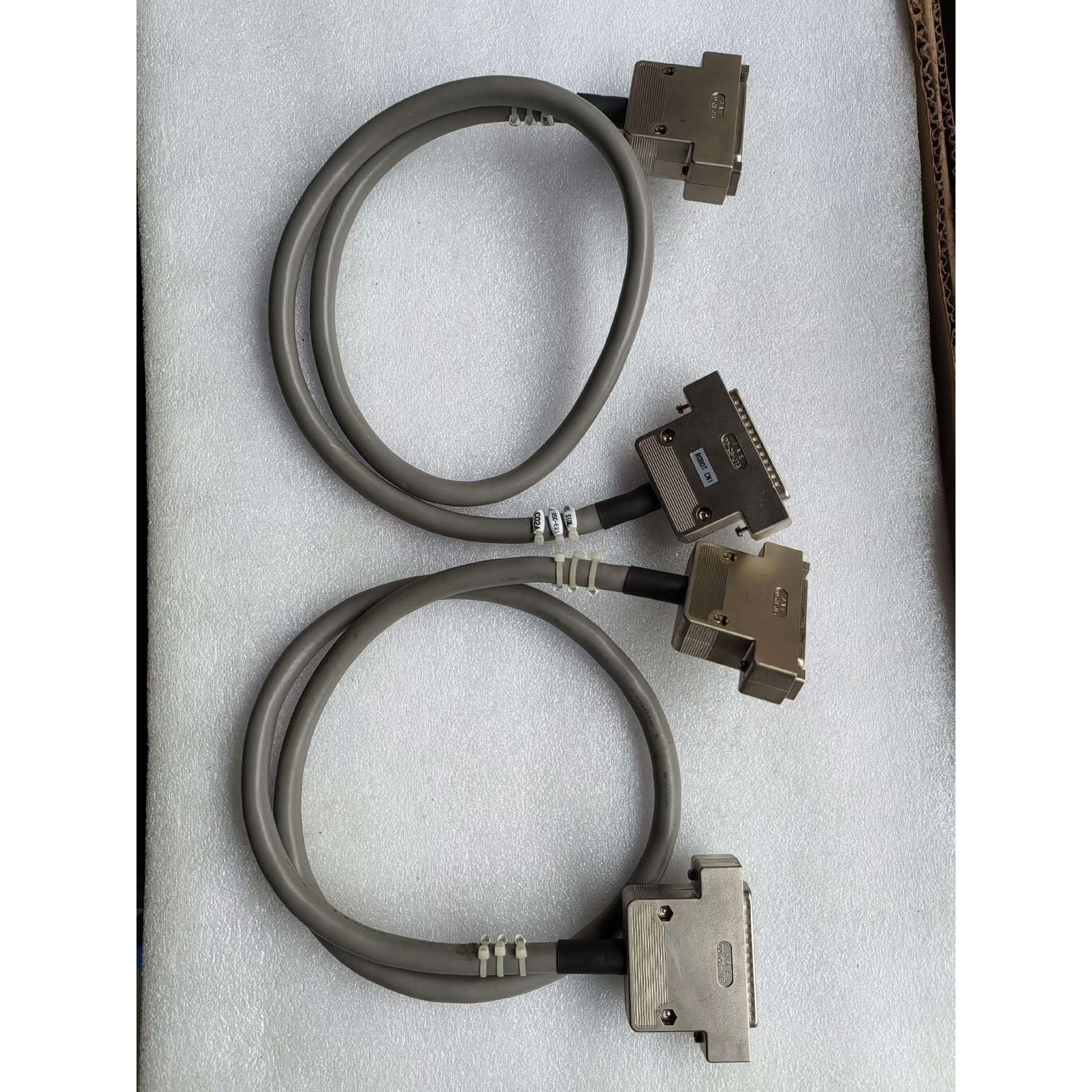 JAE DD-C8-J13连接线缆公母插座50针线长1米