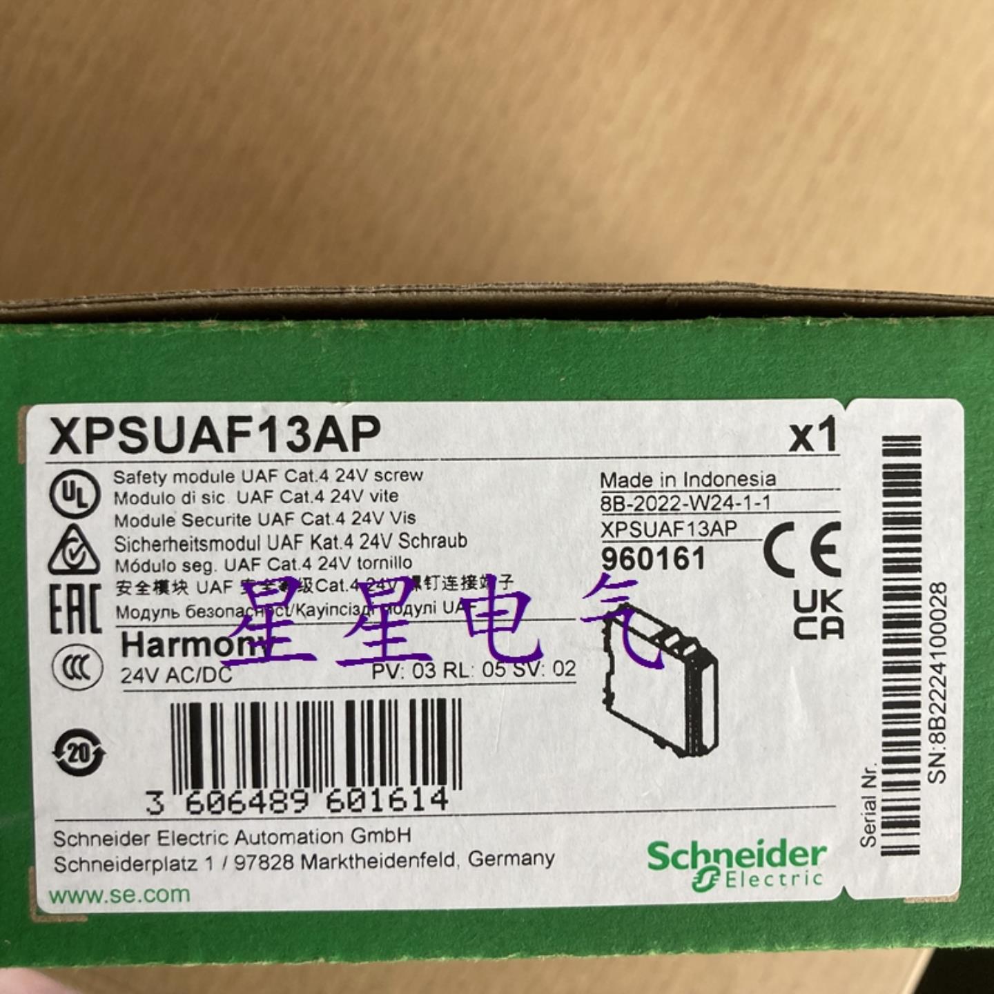 全新原包装 施耐德安全继电器 XPSUAF13AP 现货 议价