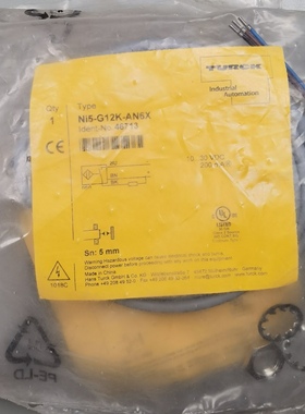 图尔克 Ni5-G12K-AN6X  46713接近开关全新现货实价