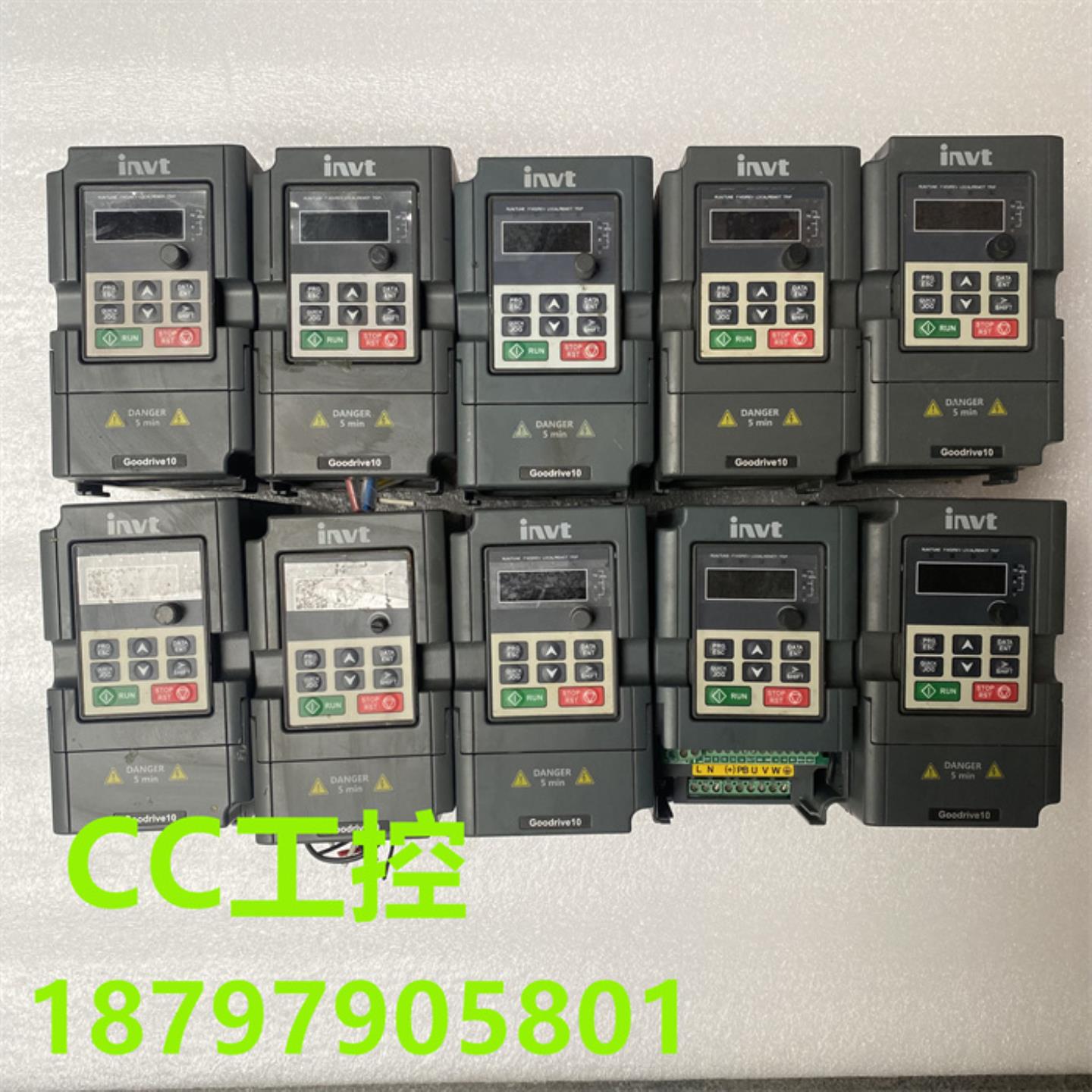 英威腾变频器GD10-0R2G-S2-B  单相220V 200W 02KW 功能测试包好