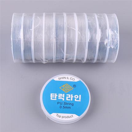 包邮进口水晶弹力线/(透明圆形)diy饰品配件串珠线/手链线/项链线