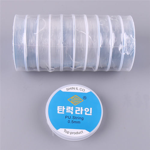 diy水晶透明圆形串珠线9.9元包邮