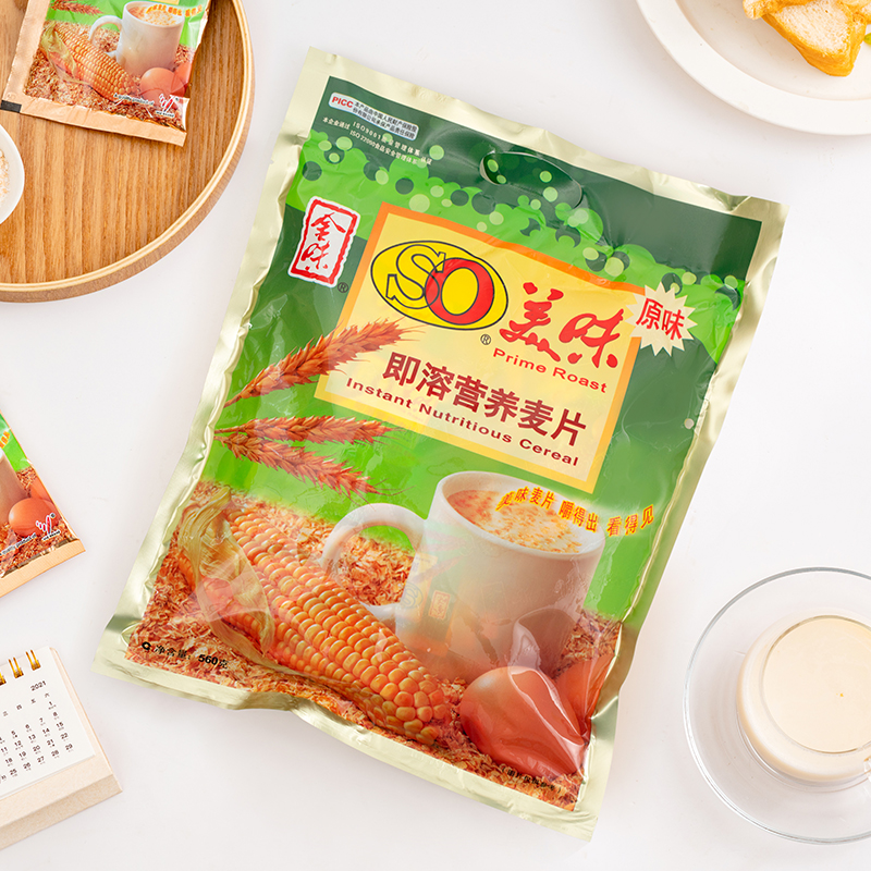 金味美味营养原味麦片560g