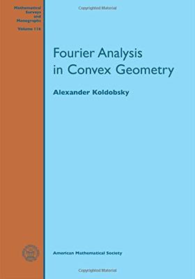 【预售】Fourier Analysis in Convex Geometry