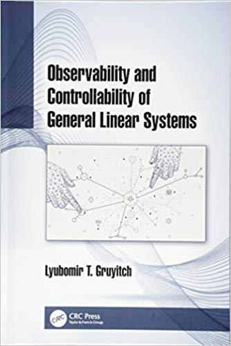 【预售】Observability and Controllability of General Linear Systems