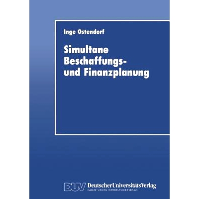 预订 Simultane Beschaffungs- und Finanzplanung: 9783824401727