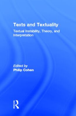 【预订】Texts and Textuality