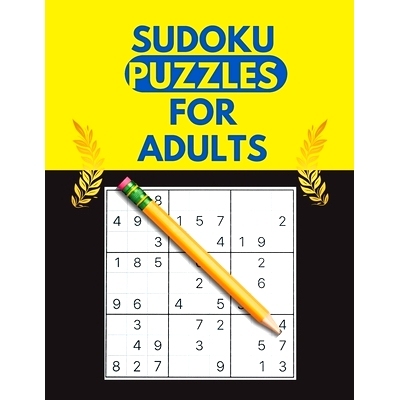 预订 Sudoku Puzzles for Adults: Sudoku Puzzle Book for Adults - Easy, Medium, Hard, Very Hard Levels: 9782417123381