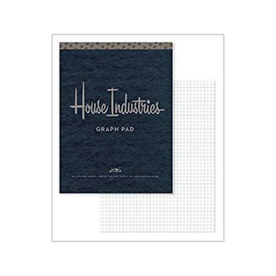 [预订]House Industries Graph Pad: 40 Acid-Free Sheets, Design Tips, Extra-Thick Backing Board 9780451498724
