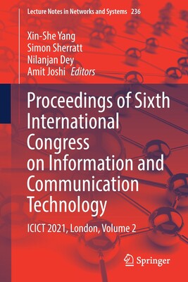 【预订】Proceedings of Sixth International Congress on Information and Communication Technology 9789811623790