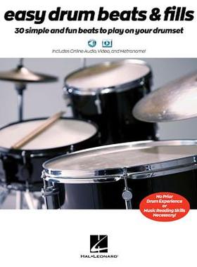 【预订】Easy Drum Beats & Fills: 30 Simple and Fun Beats to Play on Your Drumset