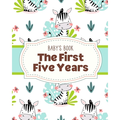 预订 Baby's Book The First Five Years: Memory Keeper First Time Parent As You Grow Baby Shower Gift