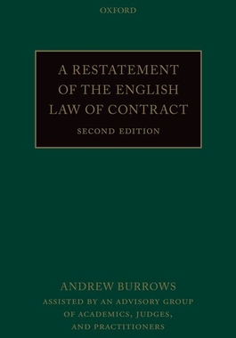 【预订】A Restatement of the English Law of Contract