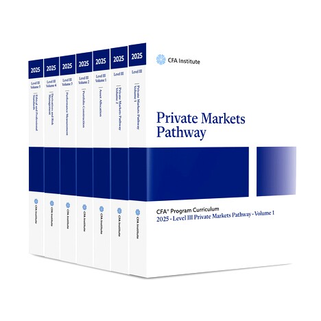 预订 2025 Cfa Program Curriculum Level Iii Private Markets Box Set 2025注册金融分析师课程3级 私人市场 盒装套装: 97819614