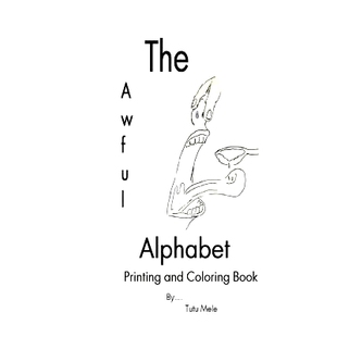 Alphabet Printing and 预订 Book Awful Coloring 9781544194059 The