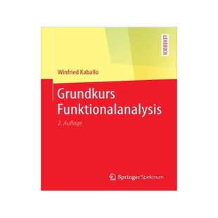 预订 Grundkurs Funktionalanalysis