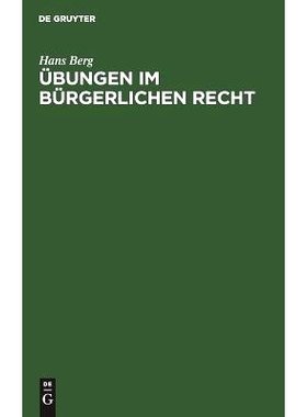 预订 Übungen im Bürgerlichen Recht: Eine Anleitung zur Lösung von Rechtsfällen an Hand von praktischen Beispielen: 9