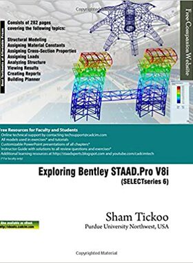 【预订】Exploring Bentley STAAD.Pro V8i (SELECTseries 6) 9781942689683
