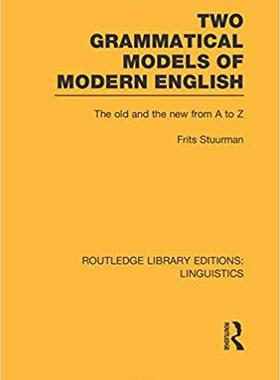 【预售】Two Grammatical Models of Modern English