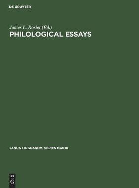 [预订]Philological Essays 9789027907219