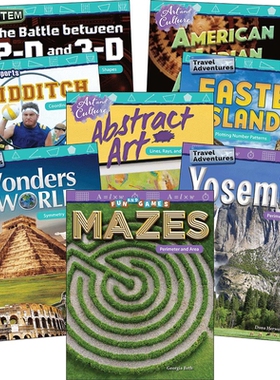 【预订】Geometry: Grades 4-5 (8-Book Set)