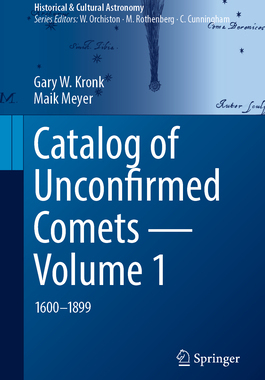 [预订]Catalog of Unconfirmed Comets - Volume 1