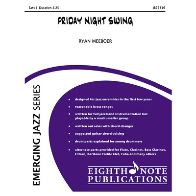 预订 Friday Night Swing: Conductor Score & Parts: 9781771579933