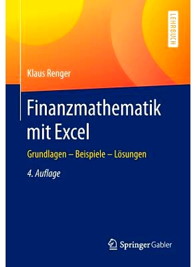 预订 Finanzmathematik Mit Excel: Grundlagen - Beispiele - Lösungen