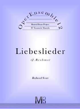 预订 OperEnsemble12, Liebeslieder (J.Brahms): Reduced Score: 9781974163434