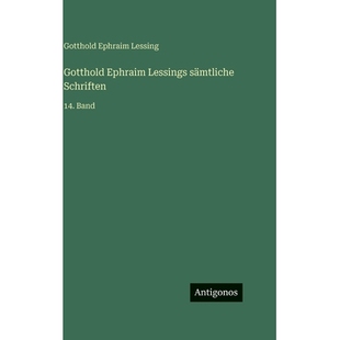 预订 Gotthold Ephraim Lessings sämtliche Schriften: 14. Band: 9783563998915